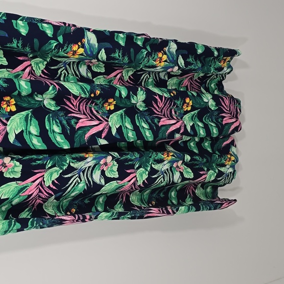 {LOFT} Fluid Wide Leg Pants in Botanical Print - Size XL - Picture 7 of 13